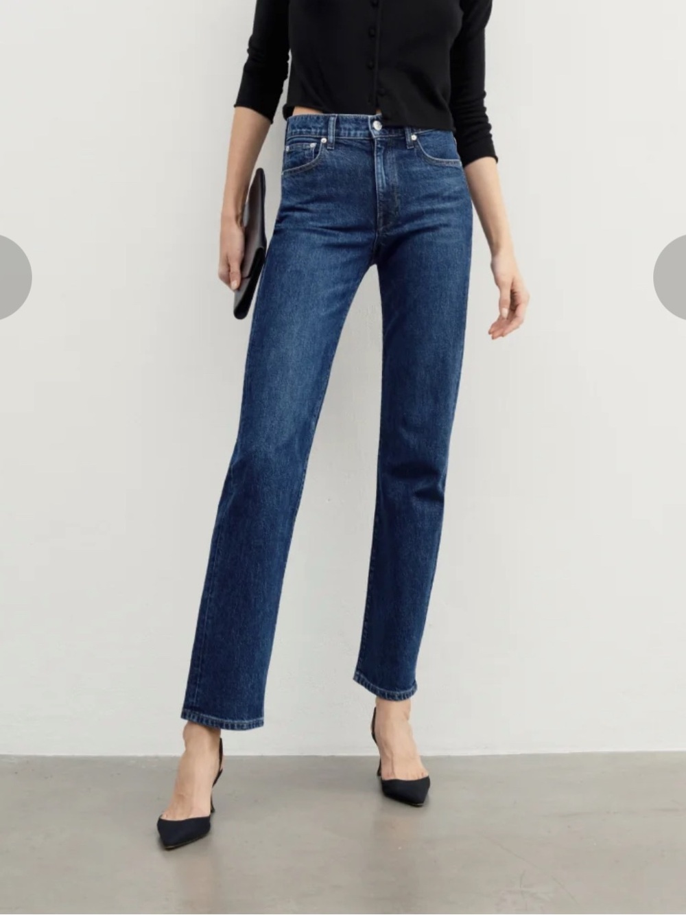 AYR The Lala Jean in Waylon dark wash, Size 24 Short, BRAND NEW